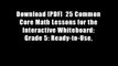 Download [PDF]  25 Common Core Math Lessons for the Interactive Whiteboard: Grade 5: Ready-to-Use,