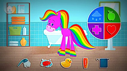 Rainbow Horse Babyfirst - Care Gameplay Video for Kids | Android Educational Game Video