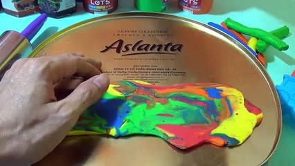 Play-Doh How to Make a Rainbow Glitter Ice Cream * Fun Creative For Kids * RainbowLearning
