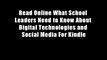 Read Online What School Leaders Need to Know About Digital Technologies and Social Media For Kindle