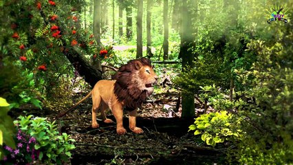 Lion Bear Finger Family Nursery Rhymes | Animal Cartoons Funny Toddler Kids Songs For Kids