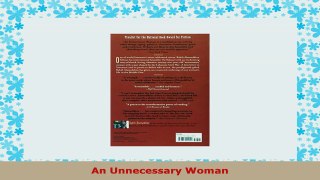 READ ONLINE  An Unnecessary Woman
