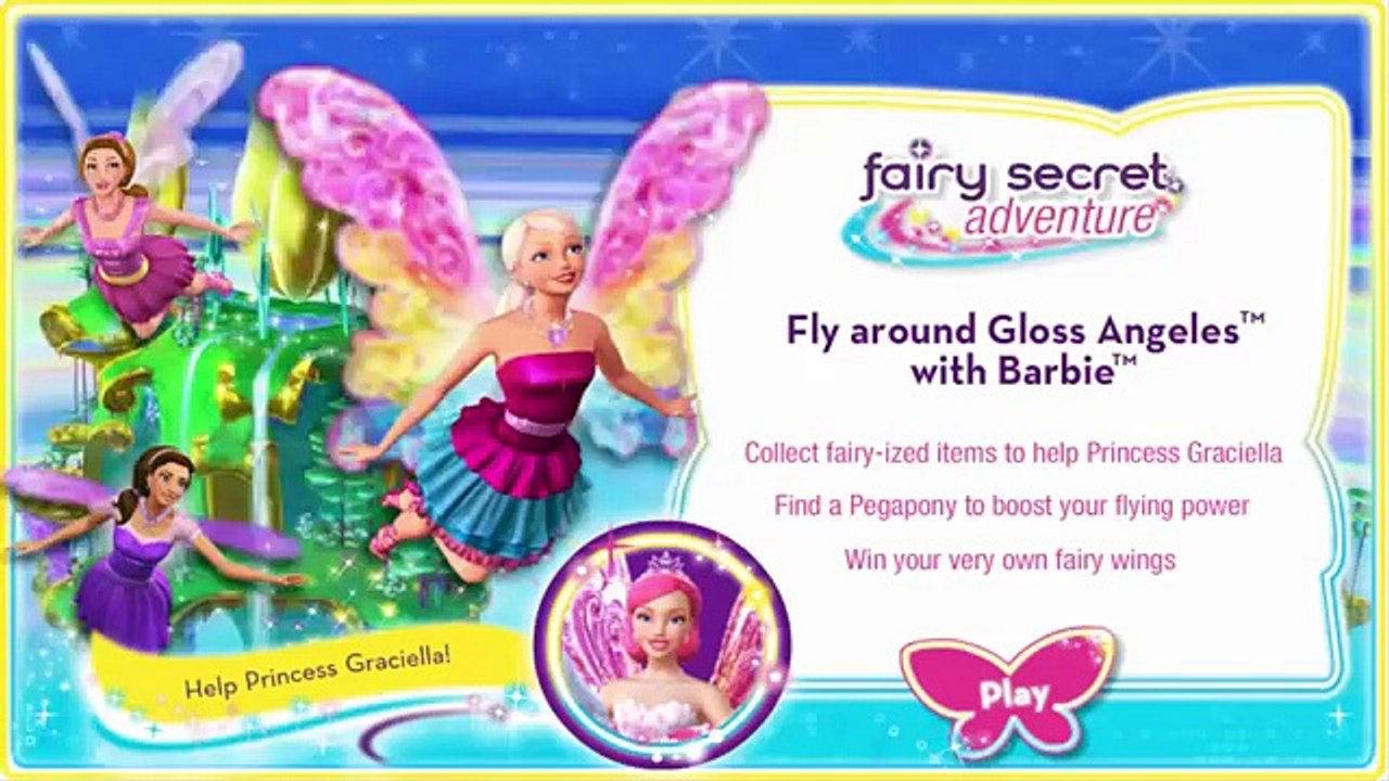 Barbie Fairy Secret Adventure Game, Game Kid Game, Kids Games Online