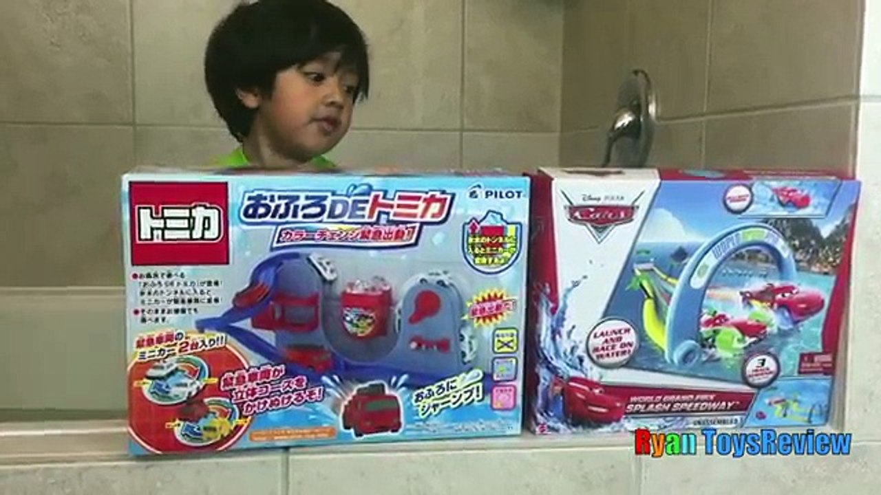 Disney Cars Toon Monster Truck Wrastlin Lightning McQueen Tow Mater Toy Cars Ryan ToysRev