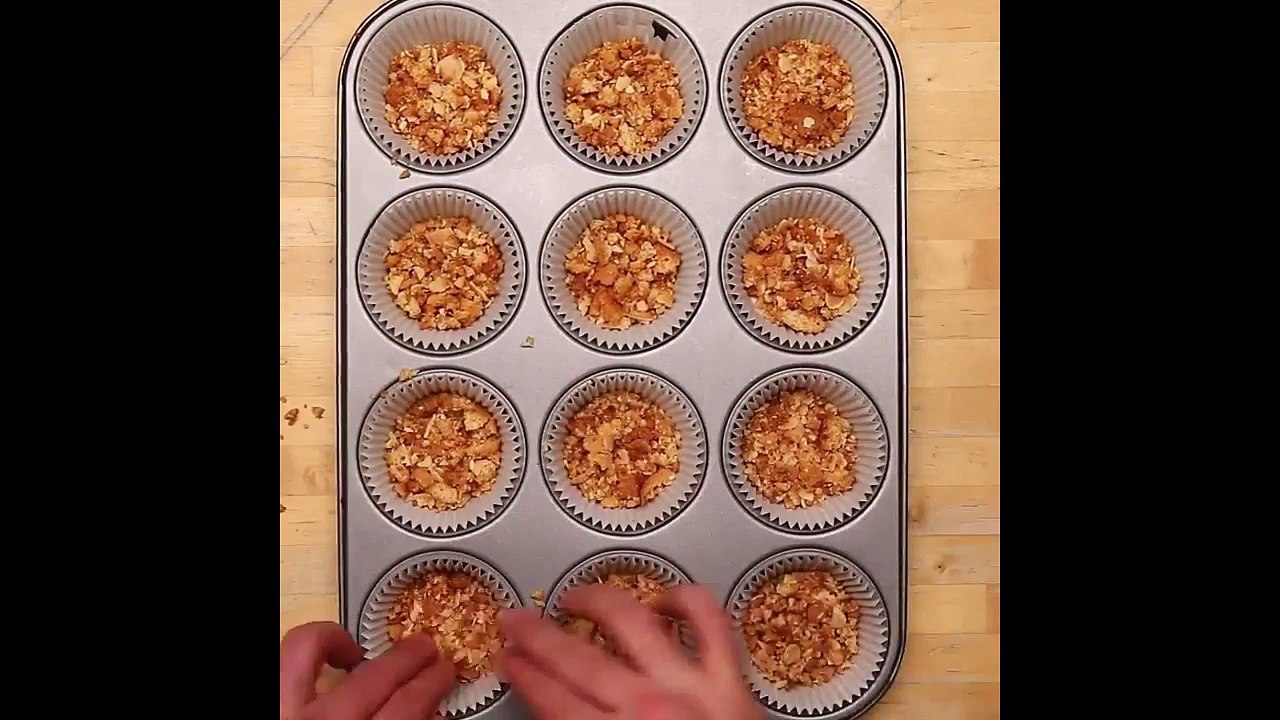 Mini Cherry Bakewell Cheesecakes idea