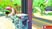 Jogo do homem aranha AVENGERS Captain America, Buzz Lightyear com Relâmpago Mcqueen de DCTV
