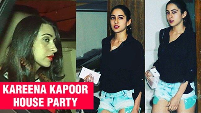 Sara Ali Khan's SEXY Look At Kareena Kapoor House Party | Karisma Kapoor, Soha Ali Khan, Kunal Khemu