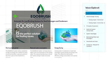 Revolutionize Maintenance with EQOBRUSH: Automatic Tube Cleaning System 🚿
