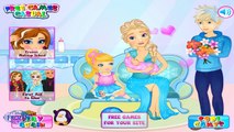 Disney Frozen Princess ELSA And JACK FROST have a BABY - Frozen Elsa and Jack Frost Love Story