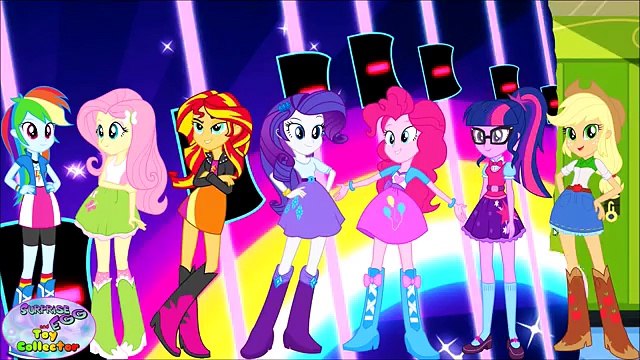 MY LITTLE PONY Equestria Girls se Transforma En la de las Sirenas Mane 6 Huevo Sorpresa y Juguetes Collec