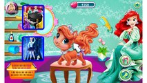NEW Игры для детей—Disney Принцесса Русалочка Ариэль заботится о питомце—мультик для девочек