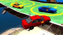 Spiderman Colors Drives Damaged Taxi Cars Colors Sick Tricks Crazy Stuff New Nursery Rhyme