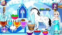 Disney Frozen Juegos De Elsa Para El Cuidado De Caballos Videos Para Bebés, Juegos Para Niños