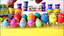 30 Surprise Eggs unboxing Play-Doh MEGA compilation Peppa Pig, Spongebob huevos kinder HD