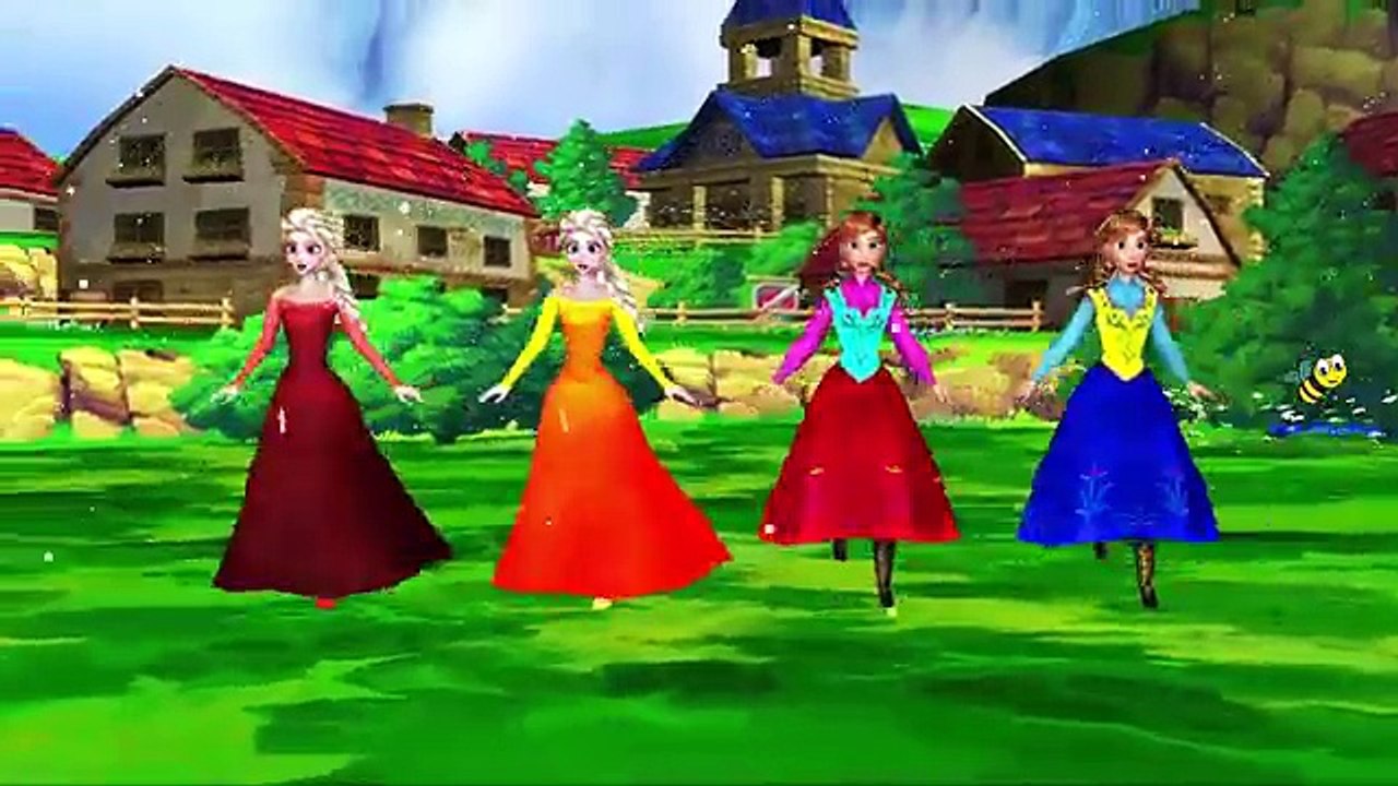 Frozen Elsa Anna Olaf Cartoons For Children | Frozen Songs Finger Family Nursery Rhymes Co