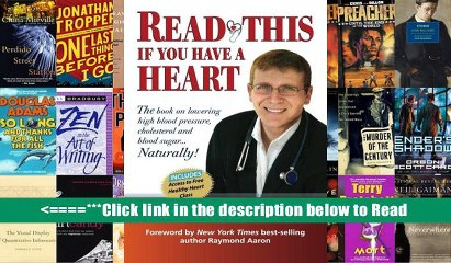 Video herunterladen: Read This if you Have A Heart: The book on lowering high blood Pressure, cholesterol and blood