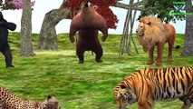 gorilla Color Songs - 3D Animation Learning Colors Nursery Rhymes for children