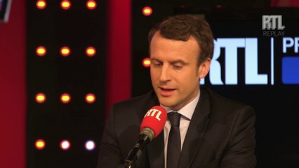 Emmanuel Macron sur RTL : "François Fillon n'aide pas à pacifier le débat"