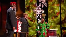 Piff The Magic Dragon  - Comedian Makes Christmas Magic with Penn & Teller - America's Got Talent 2016.mp4