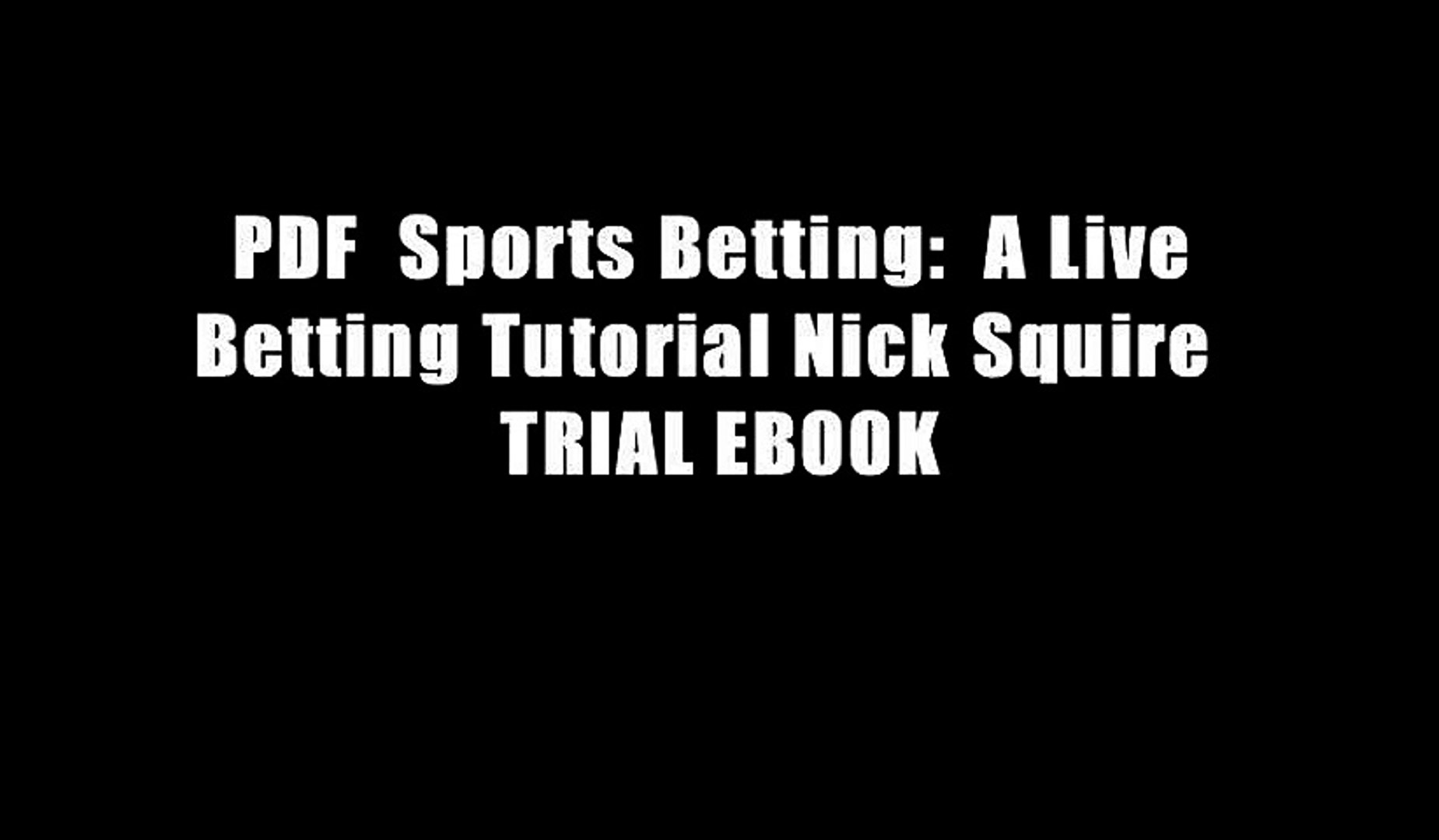 Betting for beginners