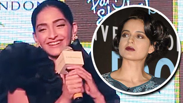 Sonam Kapoor Takes A dig At Kangana Ranaut