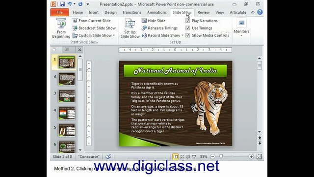 05BCC08-MS PowerPoint Running a Slide Show (Free Online Course for Basic Computer Skills)
