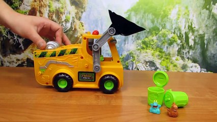 Cobi The Trash Pack / Śmieciaki Load `N Launch Бульдозер / Бульдозер