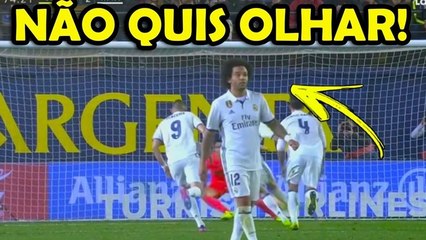 PENÁLTI PARA RONALDO? MARCELO NEM PRECISA DE VER