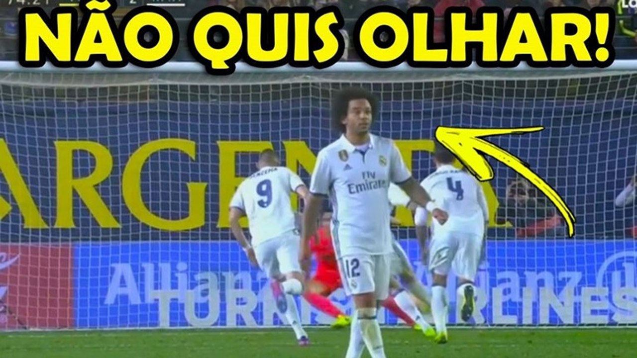 PENÁLTI PARA RONALDO? MARCELO NEM PRECISA DE VER