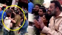 WTF! Sanjay Dutt's Bodyguard BADLY Beats Up Media, Sanjay Dutt Apologises EXCLUSIVE FOOTAGE