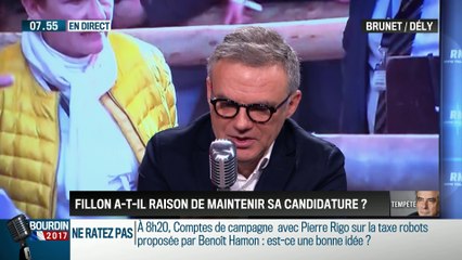 Brunet & Dély: François Fillon a-t-il raison de maintenir sa candidature ? - 03/03