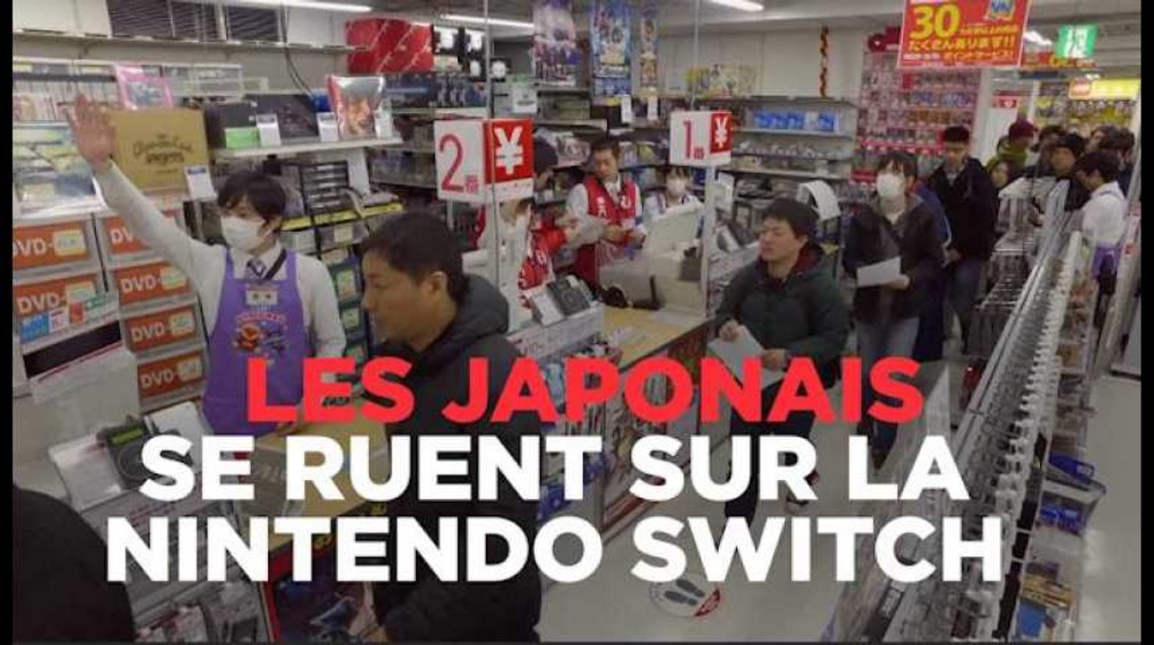 Nintendo : les japonais se ruent sur la Nintendo Switch