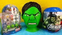 GIANT AVENGERS Surprise Eggs Compilation Play Doh - Marvel Spiderman Hulk Ironman Thor Toy