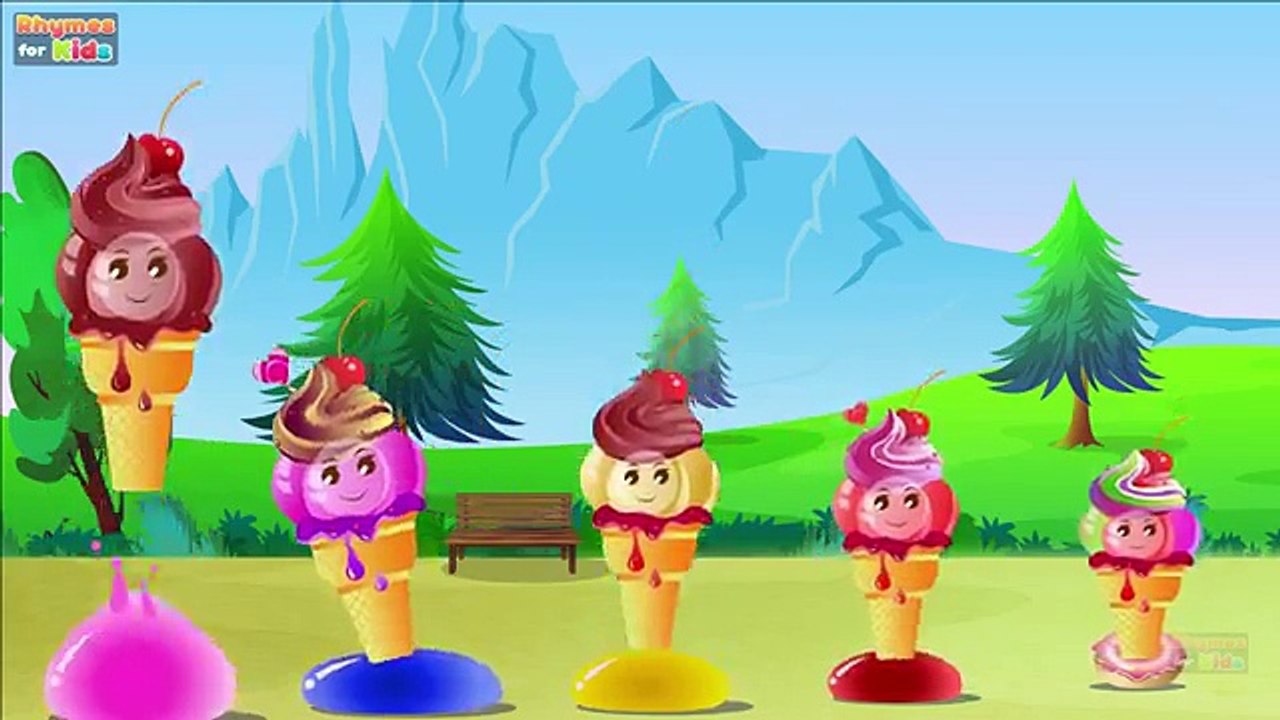 Ice Creams Finger Family Songs & Learn Colors Collection & Nursery Rhymes