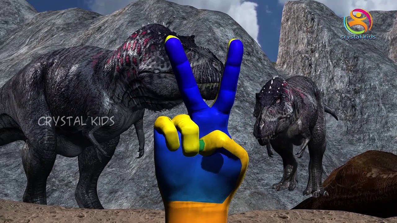 Dinosaurs 3d Finger Family Cartoon Animals Nursery Children Educational Rhymes
