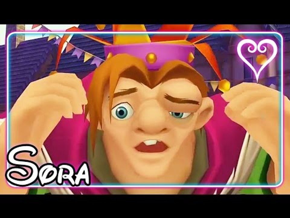 Kingdom Hearts 3D All Cutscenes | Game Movie | Hunchback of Notre Dame ~ La Cité des Cloches | Sora