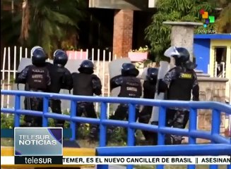 Disturbios en marcha por primer año del asesinato de Berta Cáceres