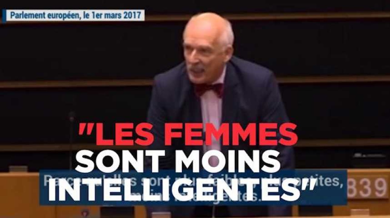 Un eurodéputé : "Les femmes sont moins intellig...