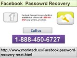 What is quickest way for Facebook Password Recovery 1-888-450-6727  ?