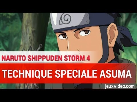 Naruto shippuden 4 : ASUMA - TECHNIQUE SPECIALE - Ligne Droite