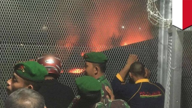 Indonesia prison break: 12 people injured and 4 inmates missing after riot