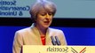 Prime Minister Theresa May address BREXIT at Scottish Conservatives and Unionists