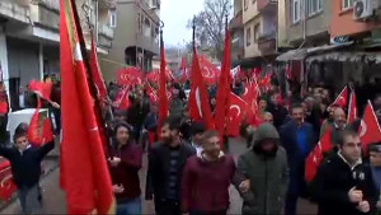 Hani'de Teröre Lanet Şehitlerimize Saygı Mitingi