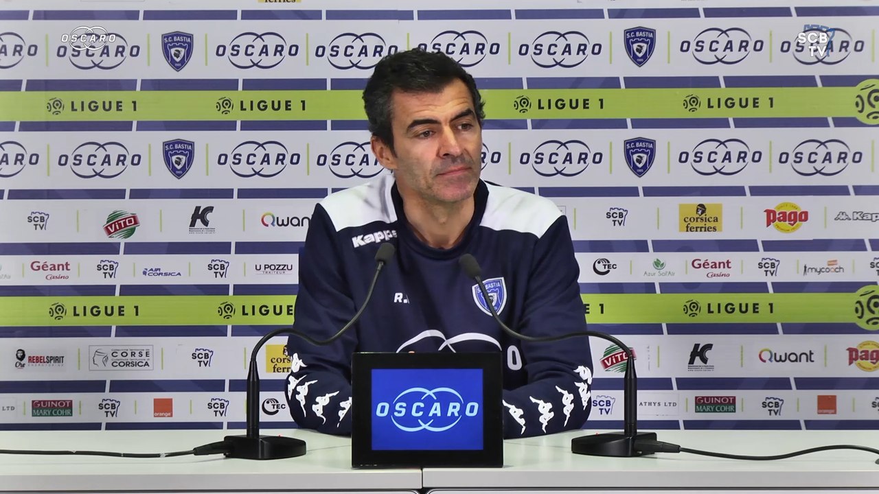 Bastia-St Etienne : Conf. d'avant-match de R. Almeida