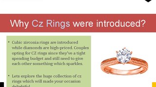 Cubic Zirconia Authentic Rings Collection - Czjewelry
