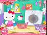 Hello Kitty Divertido Día De Lavandería Juego De La Película De Hello Kitty Juegos De Limpieza De Juego