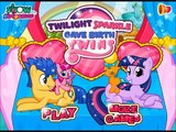 My Little Pony Baby Movie - Twilight Sparkle Gave Birth Twins - MLP Cartoon Baby Games