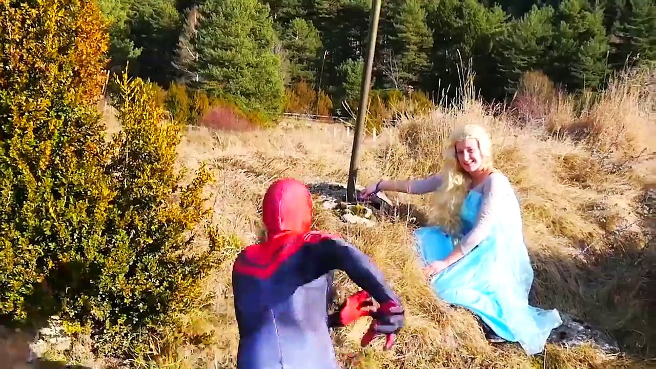 Frozen Elsa vs Spiderman Joker Kidnap Elsa Spiderman Police kids & Police Arrest! Superman