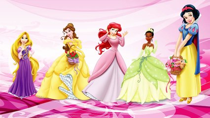 Disney Princess Finger Family, finger family song, finger family lyrics