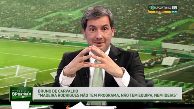Bruno de Carvalho imita Pedro Madeira Rodrigues - Eleições Sporting 2017